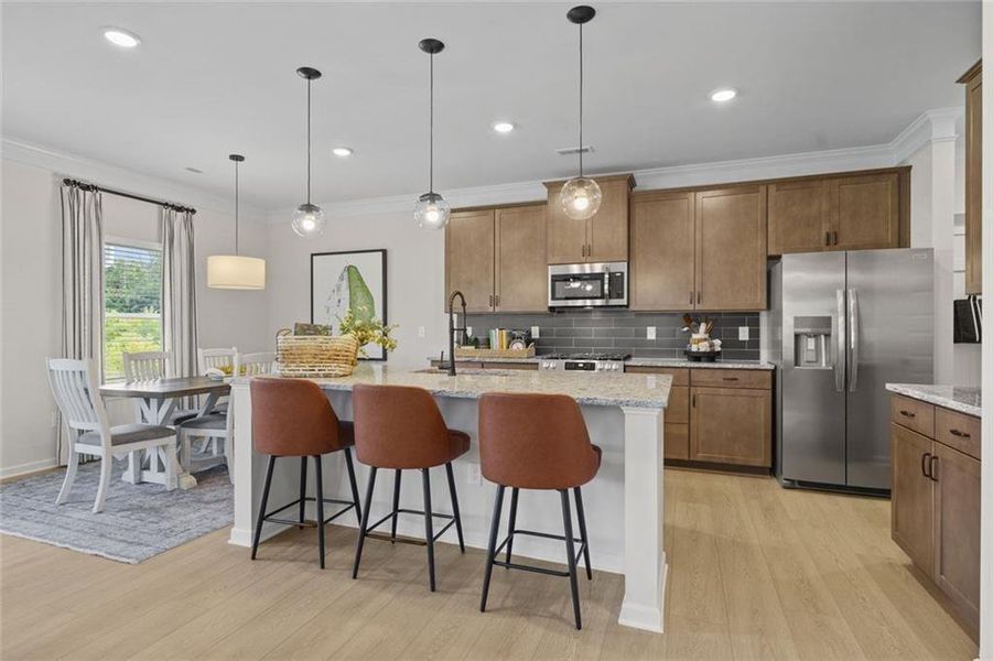 Furnished interior view inside a new home in Summerfield Place, Carrollton (Image 9).