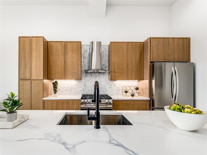 Close-up of interior finishes inside a home in , Dallas (Image 18).