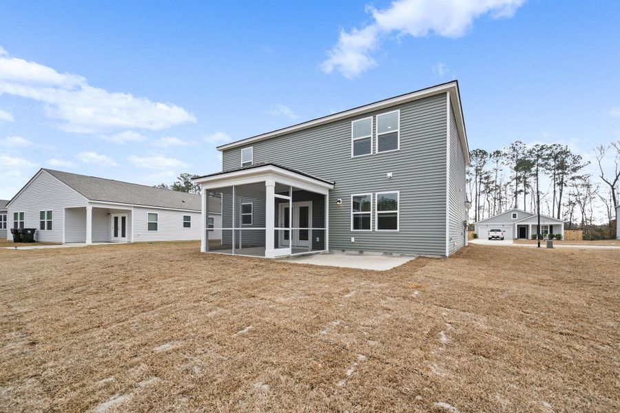 Exterior details and patio area of a home in Nexton, Summerville (Image 4).
