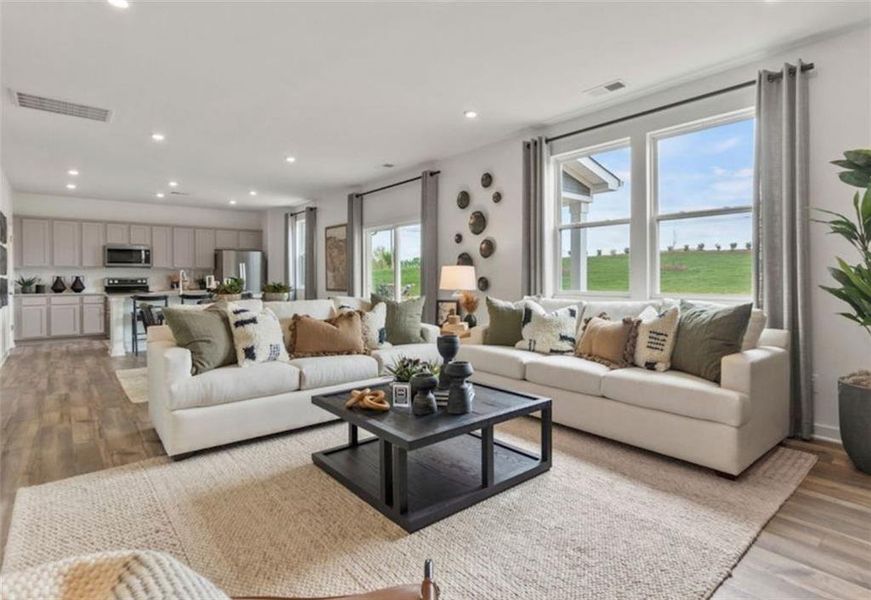 Furnished interior view inside a new home in Reserve at Gum Springs, Jefferson (Image 19).