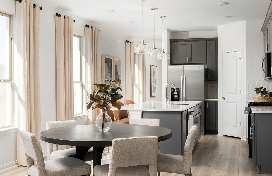 Representative furnished interior of a home built from the Kerrville by Pulte Homes in Pulte Homes at Two Step Farm, Montgomery (Image 11).