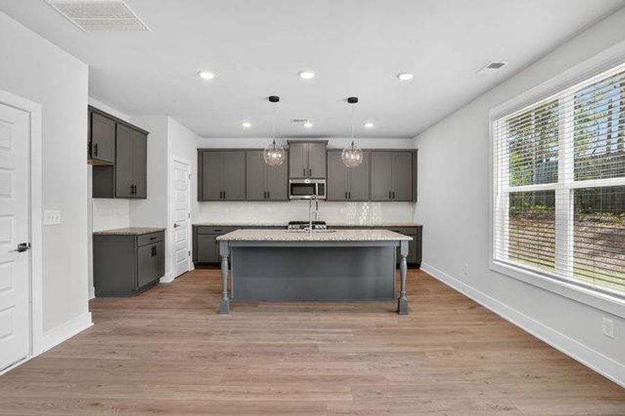 Furnished interior view inside a new home in Killian Manor at The Adares, Adairsville (Image 7).