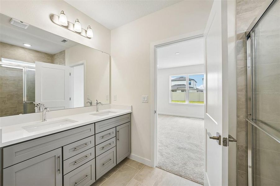 Furnished interior view inside a new home in Grasslands West, Lakeland (Image 6).