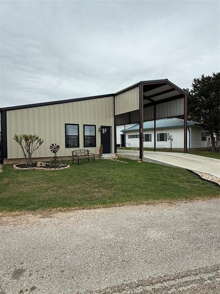 View of home and carport