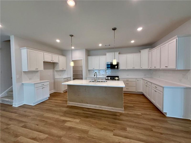 Furnished interior view inside a new home in , Hiram (Image 11).