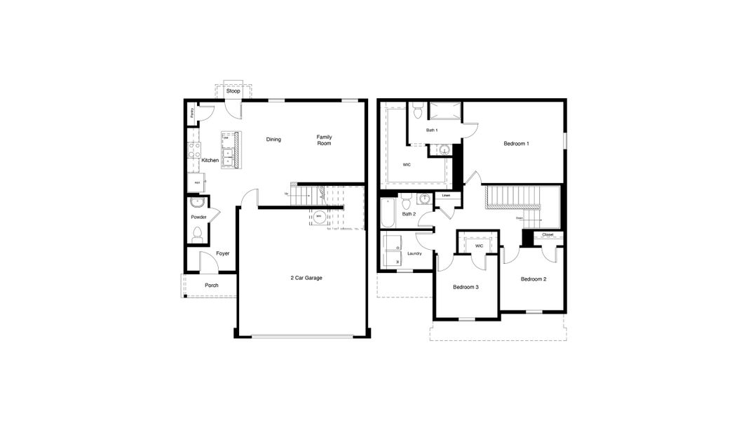 2D floor plan layout of this home in Hickory Grove, Krum, TX (Image 3). 2D floor plan layout of this home in Hickory Grove, Krum, TX (Image 3).
