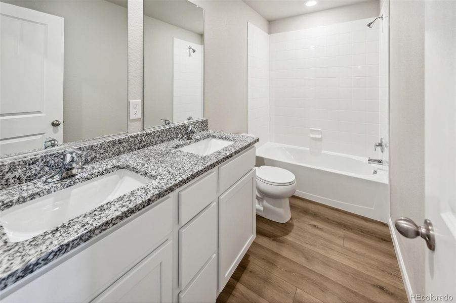 Furnished interior view inside a new home in Cottonwood Greens, Fort Lupton (Image 8).