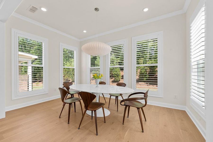Furnished interior view inside a new home in , Alpharetta (Image 56).