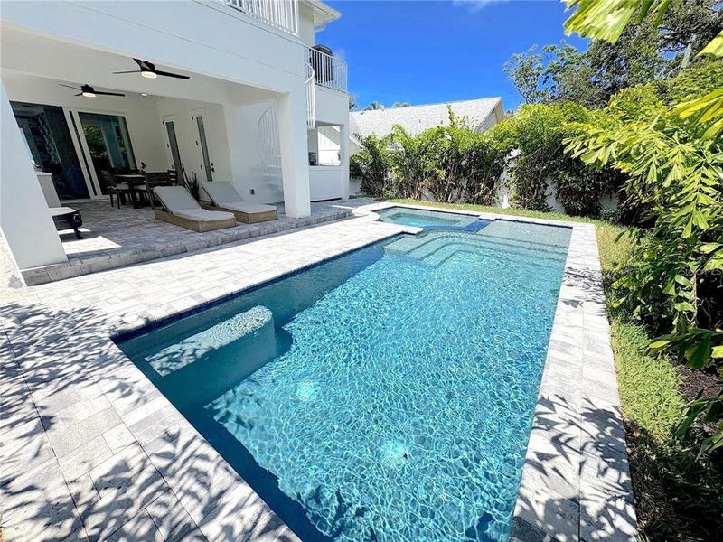 Exterior details and patio area of a home in , Sarasota (Image 25).