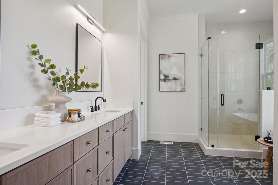 Furnished interior view inside a new home in , Huntersville (Image 18).