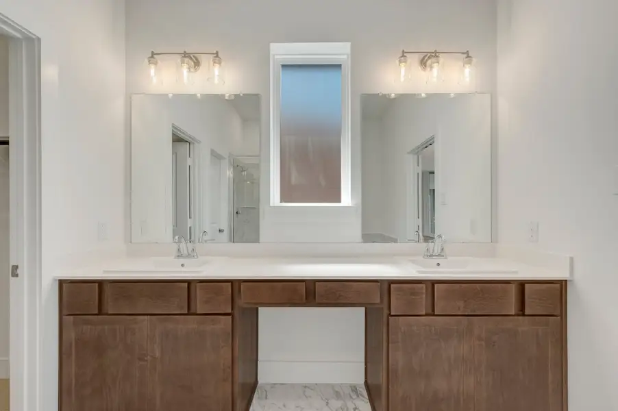 Furnished interior view inside a new home in The Meadows, Denton (Image 10).