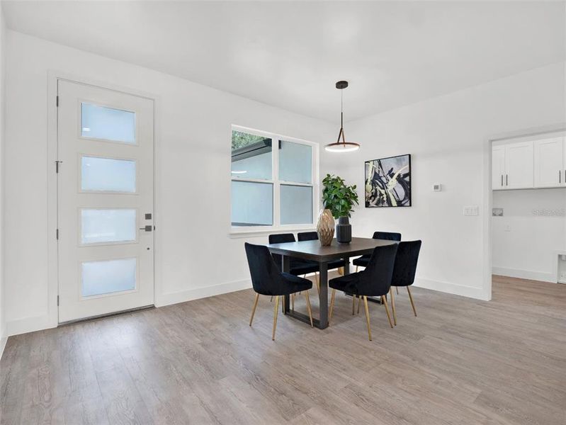 Formal dinning room area