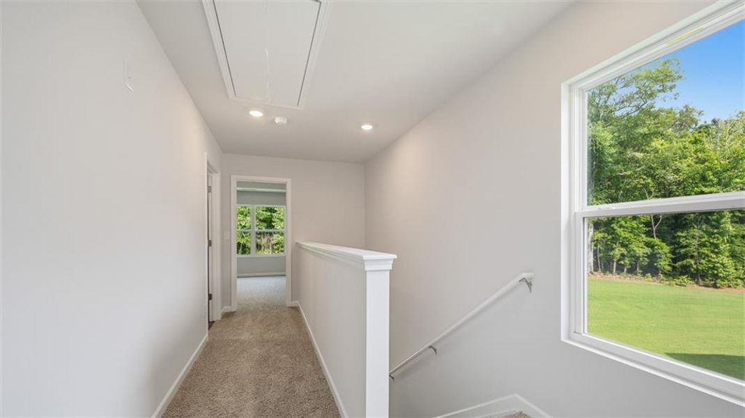Spacious, unfurnished interior of a new home in Brookland Commons, Monroe (Image 21).