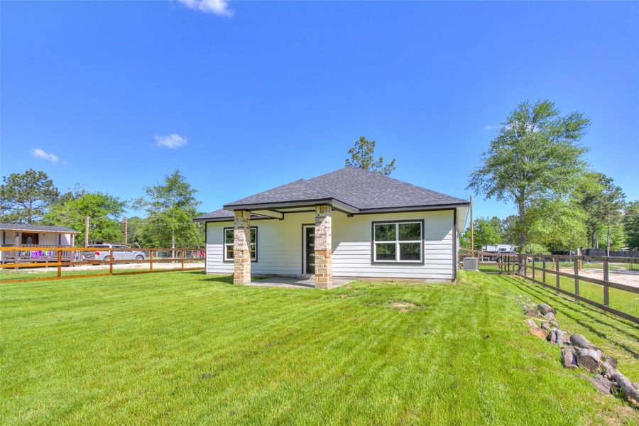 Exterior details and patio area of a home in , Cleveland (Image 4). Exterior details and patio area of a home in , Cleveland (Image 4).