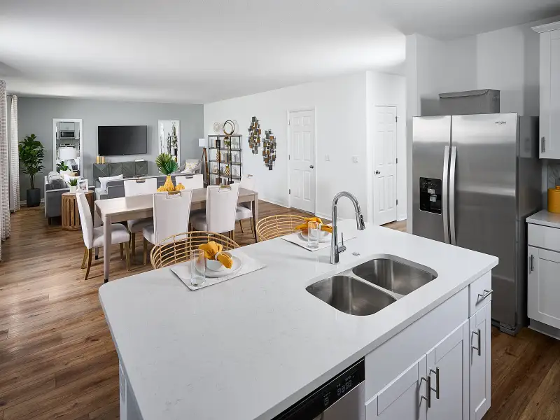 Furnished interior view inside a new home in Two Rivers - Classic Series, Zephyrhills (Image 3).