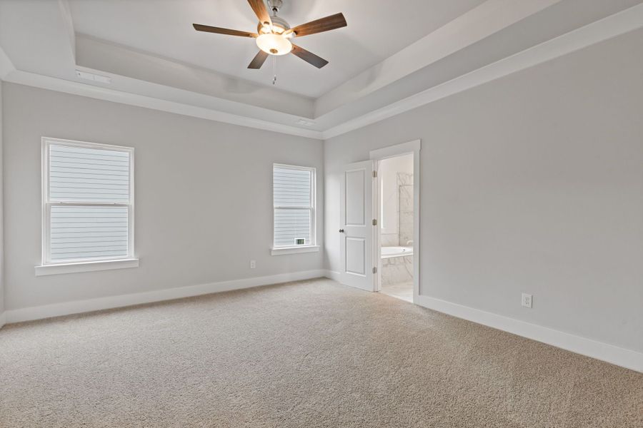 Representative unfurnished interior of a home built from the Canterbury by Crawford Creek Communities in Red Bird Manor, Jefferson (Image 50).