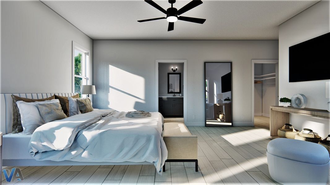 Representative furnished interior of a home built from the Redbud by McKee Homes in The Walk at East Village, Clayton (Image 13). Representative furnished interior of a home built from the Redbud by McKee Homes in The Walk at East Village, Clayton (Image 13).