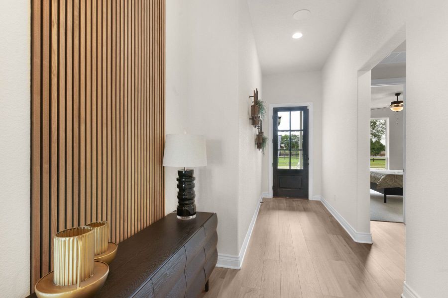 Furnished interior view inside a new home in The Colony- Pine Cove, Bastrop (Image 5).