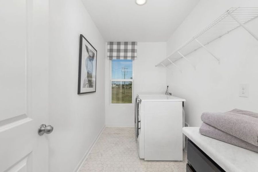 Representative furnished interior of a home built from the Alder by True Homes in Shay Crossing, Salisbury (Image 20).