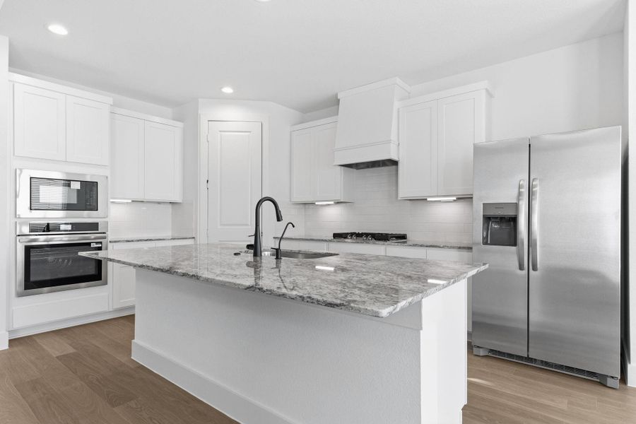 Furnished interior view inside a new home in , League City (Image 6).