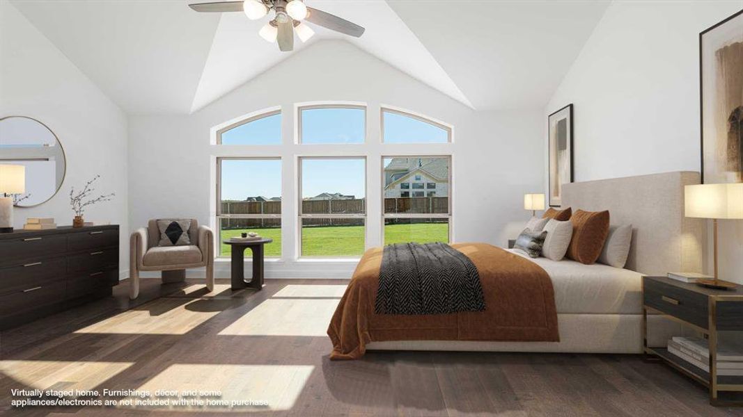 Furnished interior view inside a new home in Somerset Park 80', Rockwall (Image 10).