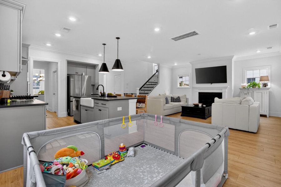 Furnished interior view inside a new home in , Summerville (Image 42).