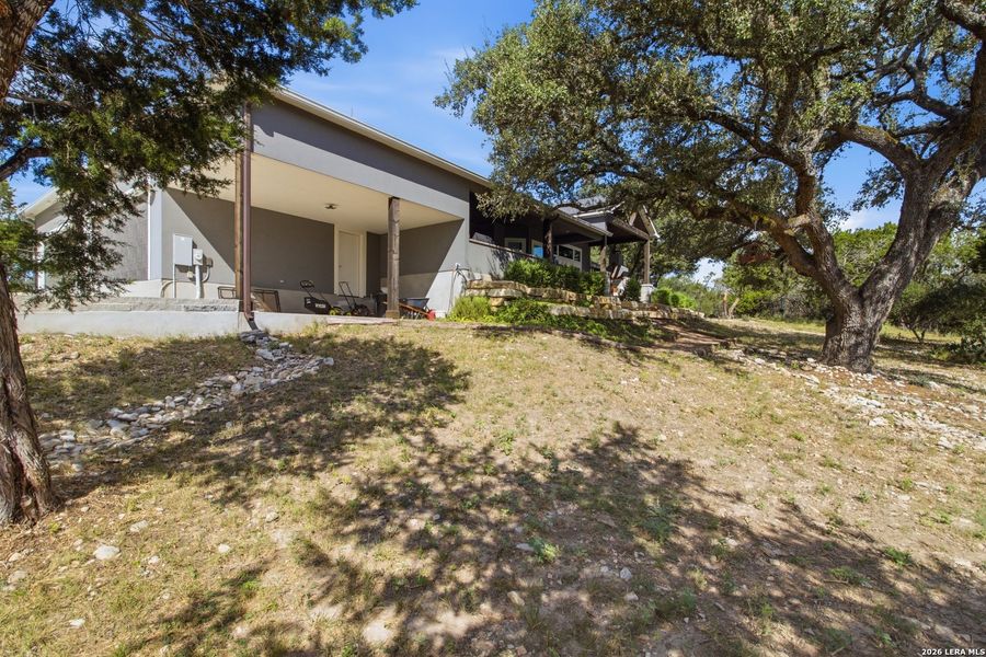 Exterior details and patio area of a home in , Bandera (Image 21). Exterior details and patio area of a home in , Bandera (Image 21).