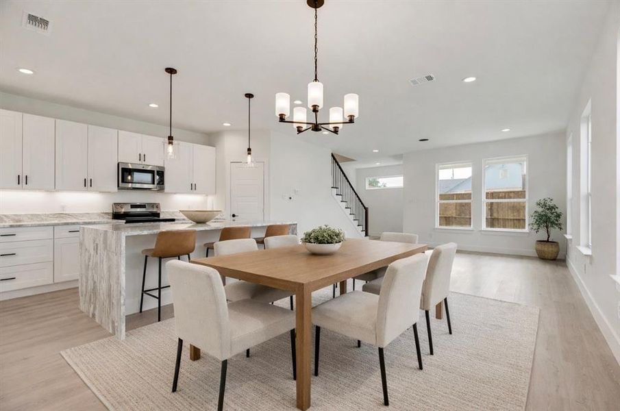 Furnished interior view inside a new home in , Irving (Image 14). Furnished interior view inside a new home in , Irving (Image 14).