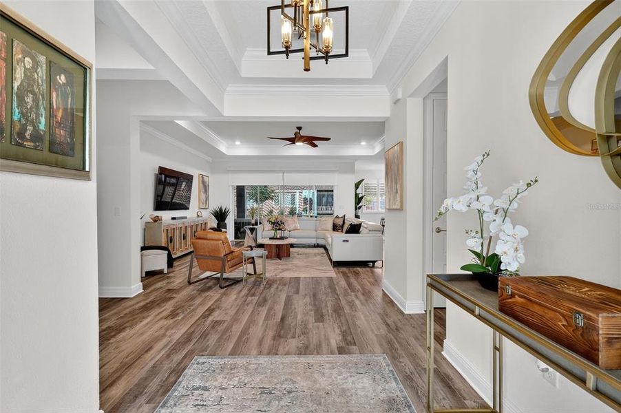 Furnished interior view inside a new home in , Ocala (Image 28).