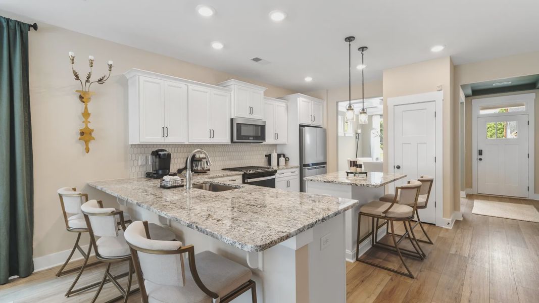 Representative furnished interior of a home built from the Finley by DRB Homes in Woodglen, Piedmont (Image 7).