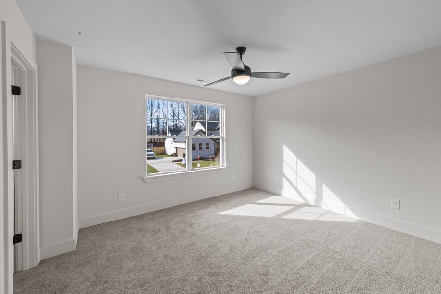 Representative unfurnished interior of a home built from the Two Story Farmhouse by Norfleet Builders in Cambria, White House (Image 20).