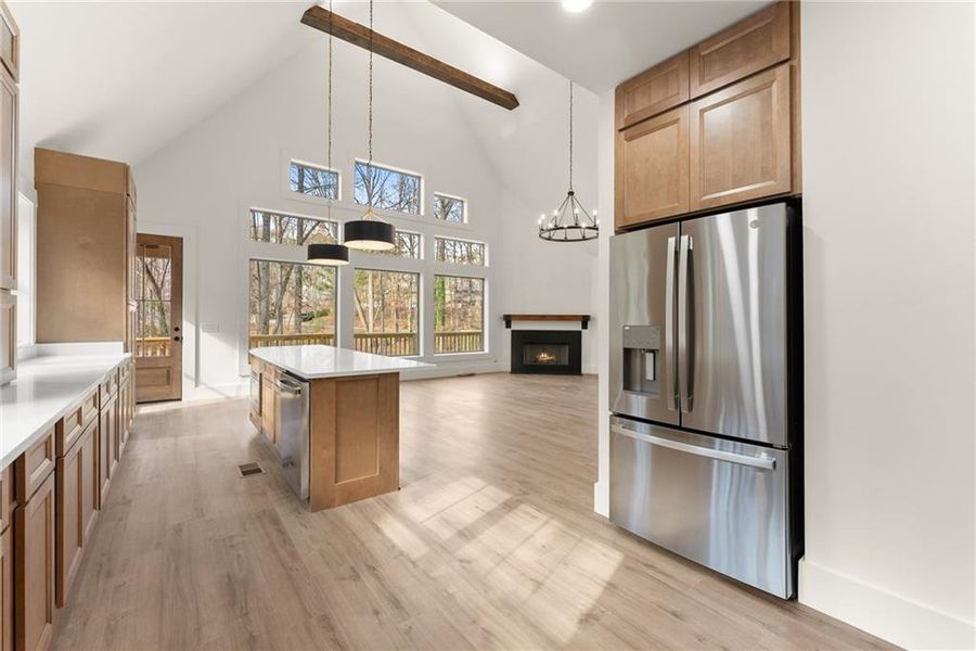 Furnished interior view inside a new home in , Dawsonville (Image 7).