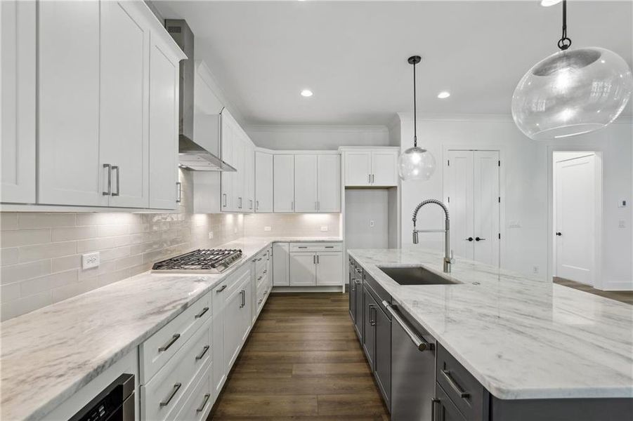 Furnished interior view inside a new home in , Dawsonville (Image 17).