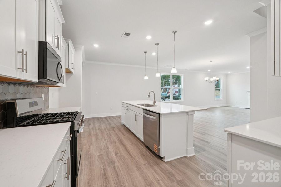 Furnished interior view inside a new home in Laurelbrook, Sherrills Ford (Image 8). Furnished interior view inside a new home in Laurelbrook, Sherrills Ford (Image 8).