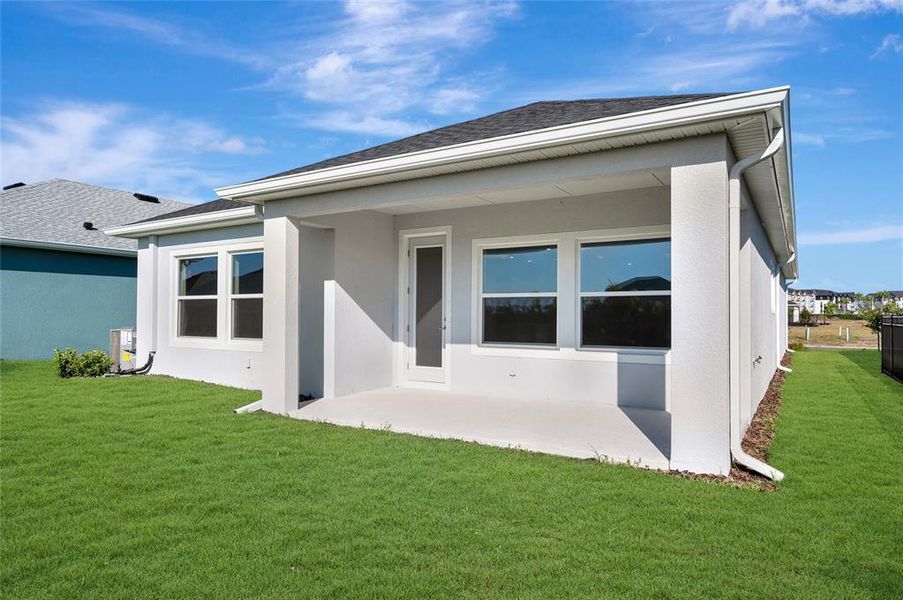 Exterior details and patio area of a home in Waterset Tradition Series, Apollo Beach (Image 15). Exterior details and patio area of a home in Waterset Tradition Series, Apollo Beach (Image 15).