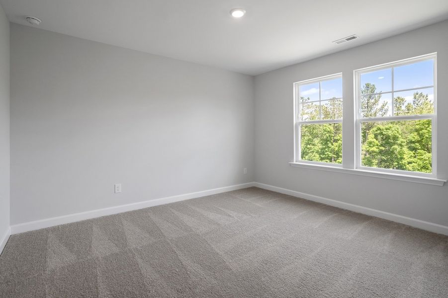 Spacious, unfurnished interior of a new home in Sweetbrier, Durham (Image 35). Spacious, unfurnished interior of a new home in Sweetbrier, Durham (Image 35).