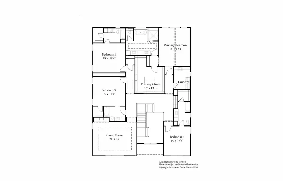 Second floor plan