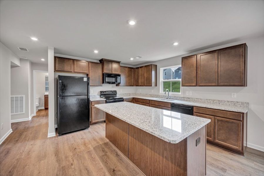 Furnished interior view inside a new home in Cameron Ridge 2-Story, Columbia (Image 5). Furnished interior view inside a new home in Cameron Ridge 2-Story, Columbia (Image 5).