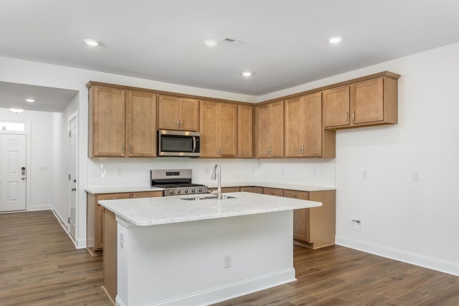 Furnished interior view inside a new home in Running Brook Townes, Durham (Image 5).