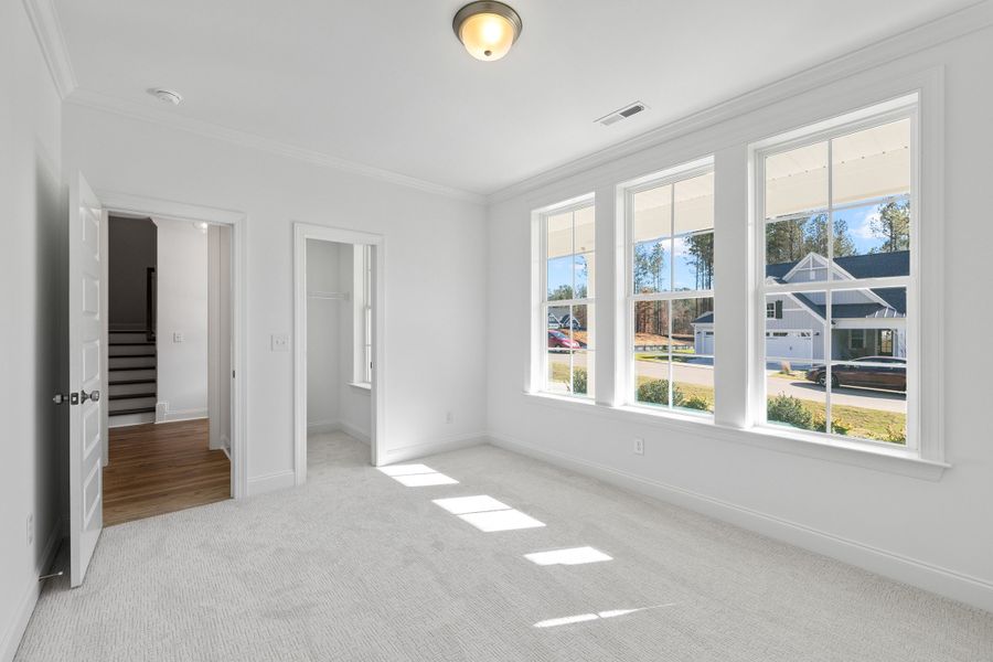 Representative unfurnished interior of a home built from the The Chandler by RobuckHomes in Baylee Ridge, Selma (Image 28). Representative unfurnished interior of a home built from the The Chandler by RobuckHomes in Baylee Ridge, Selma (Image 28).