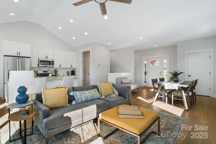 Furnished interior view inside a new home in , Weaverville (Image 12).