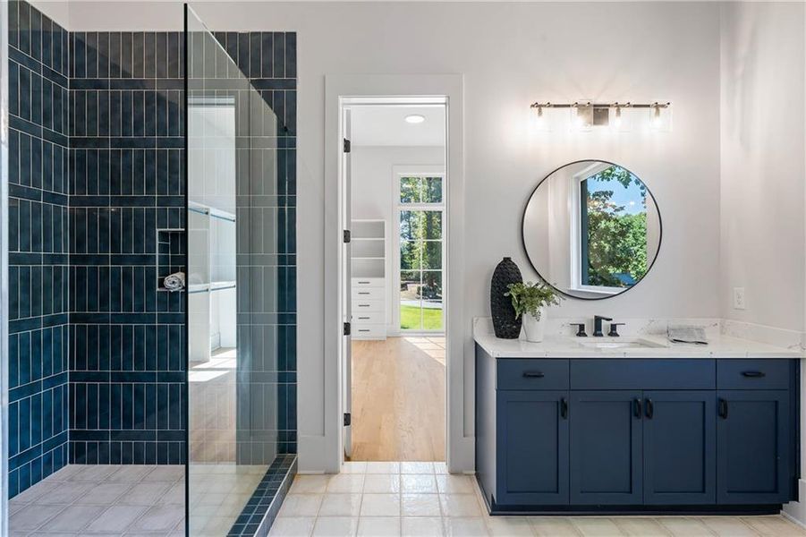 Furnished interior view inside a new home in , Marietta (Image 41).
