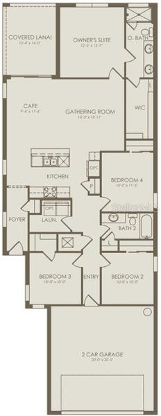 2D floor plan layout of this home in Hartford Terrace, Davenport, FL (Image 4). 2D floor plan layout of this home in Hartford Terrace, Davenport, FL (Image 4).