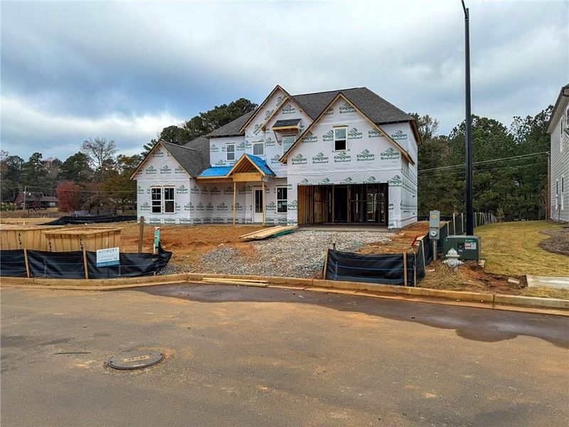 In-progress construction of a new home in Ashbury Commons, Powder Springs, GA (Image 41).