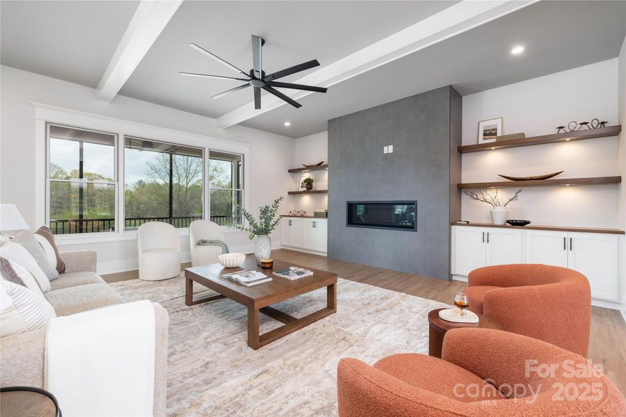 Furnished interior view inside a new home in , Statesville (Image 5).