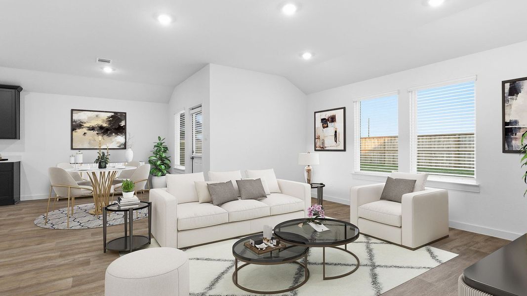 Furnished interior view inside a new home in Emberly, Beasley (Image 11).