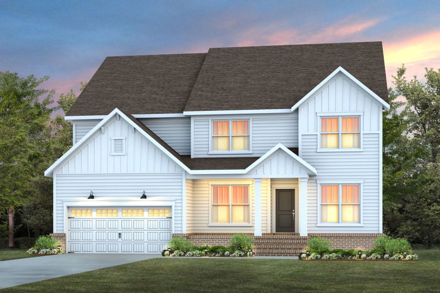 Representative exterior photo of a completed home built from the Willwood by Pulte Homes in Everbrook, Angier, NC (Image 21).