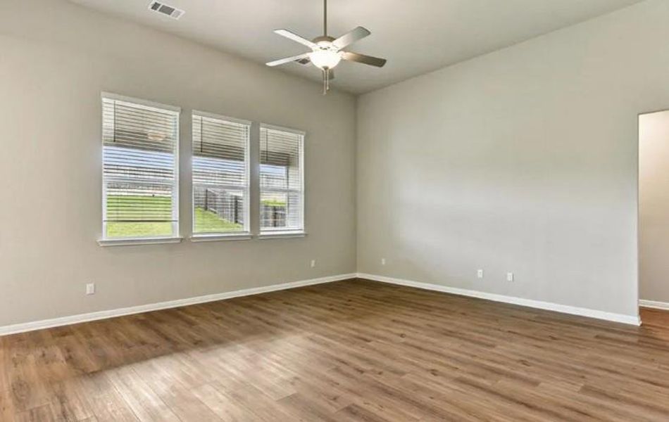 Photo is not of the actual home, but is an inspirational photo of builder’s model home and may depict options, furnishings, and/or decorator features that are not included