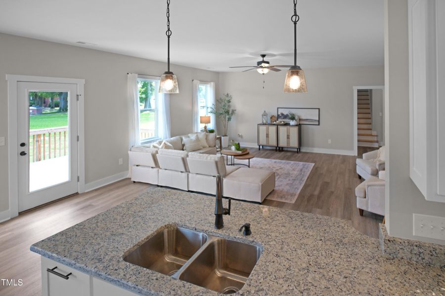 Living Room From Kitchen Living Room From Kitchen