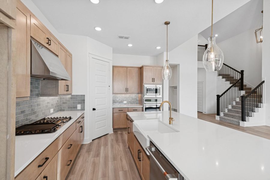 Furnished interior view inside a new home in ARTAVIA 50' Homesites, Conroe (Image 5).